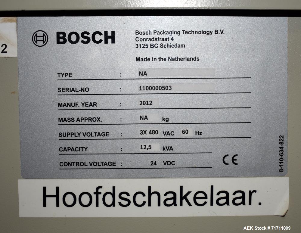 Used Bosch Pack 201HS Horizontal Wrapper