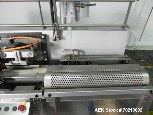 Used Bosch Sigpack HSL Hermetical Seal, Long Dwell horizontal wrapper, Capable of speeds up to 350 packages per minute. Package size range: (Length) 50mm to 300mm (Width) up to 120mm (Height) up to 6...
