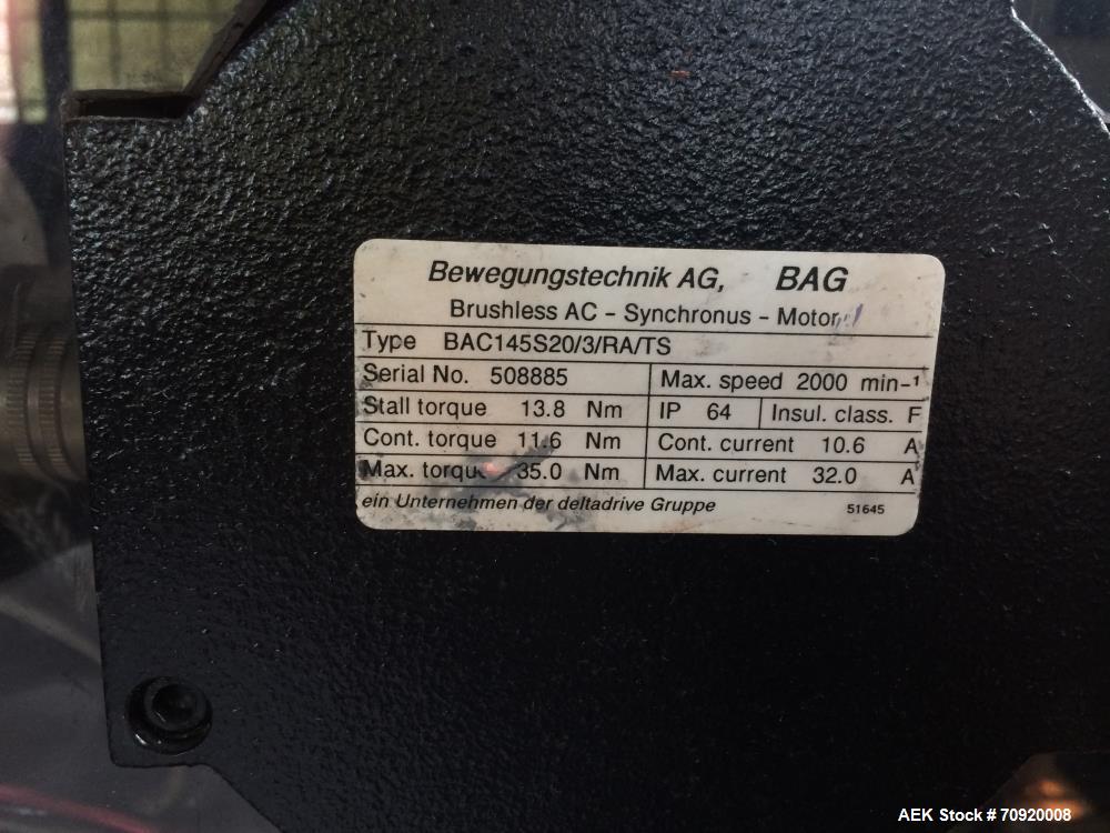 Used Bosch Model HSL Sigpack Extended-Dwell Horizontal Flow Wrapper