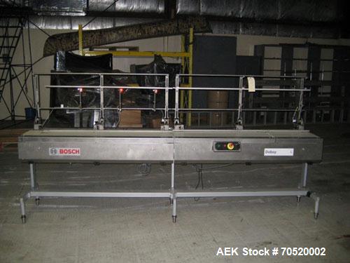 Used Bosch Model Linium IL-3, three belt servo infeed.