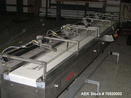 Used Bosch Model Linium IL-3, three belt servo infeed.