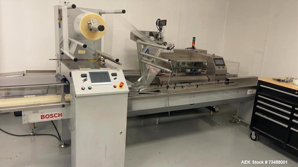 Used Bosch Horizontal Flow Wrapper – Model Pack 101 | 50–150 PPM | Fin Seal | SS Construction