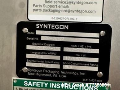 Used-Syntegon (Bosch) Pack 102 Stainless Steel Horizontal Wrapper