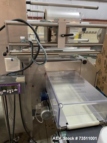 Used Bosch Pack 102 Horizontal Flow Wrapper | 8” Jaws | Markem X40 Coder | Extra Parts
