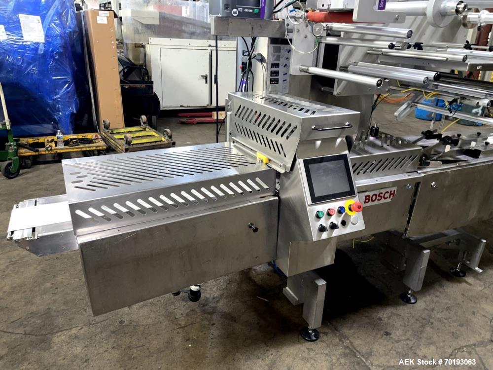 Bosch Syntegon Pack 201 Horizontal Flow Wrapper – 150 PPM, Dual Film, Date Coder (Used)