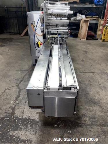 Used Bosch Pack 201 Horizontal Flow Wrapper | 150 PPM | 650mm Film Width | Servo Driven | Markem SmartDate X60 Printer | Built 2013