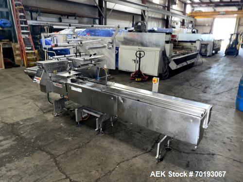 Used Bosch Pack 201 Horizontal Flow Wrapper | Right-to-Left Product Flow | 150 PPM | 650mm Film Width | Servo Driven | Markem SmartDate X60 Printer | Built 2013