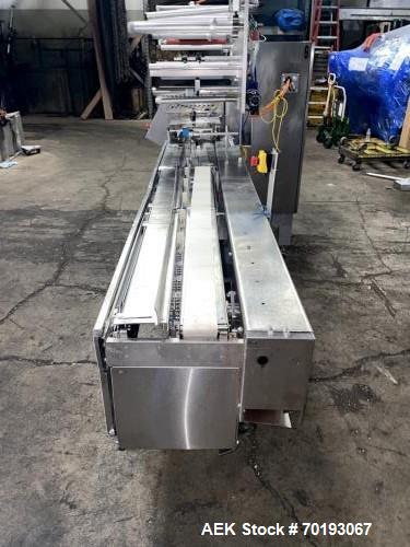 Used Bosch Pack 201 Horizontal Flow Wrapper | Right-to-Left Product Flow | 150 PPM | 650mm Film Width | Servo Driven | Markem SmartDate X60 Printer | Built 2013