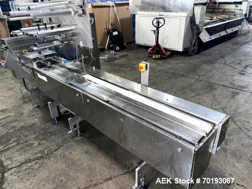 Used Bosch Pack 201 Horizontal Flow Wrapper | Right-to-Left Product Flow | 150 PPM | 650mm Film Width | Servo Driven | Markem SmartDate X60 Printer | Built 2013