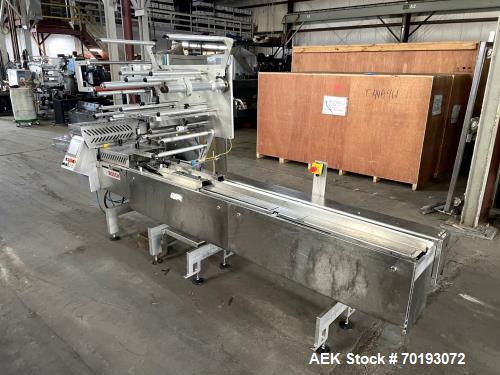 Used Right-to-Left Packaging System, Bosch Pack 201 Horizontal Flow Wrapper | 150 PPM