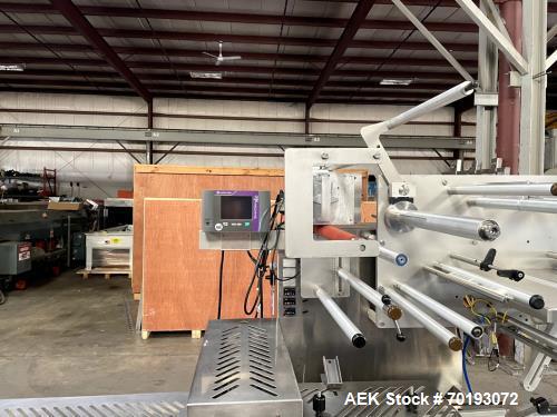 Used Right-to-Left Packaging System, Bosch Pack 201 Horizontal Flow Wrapper | 150 PPM