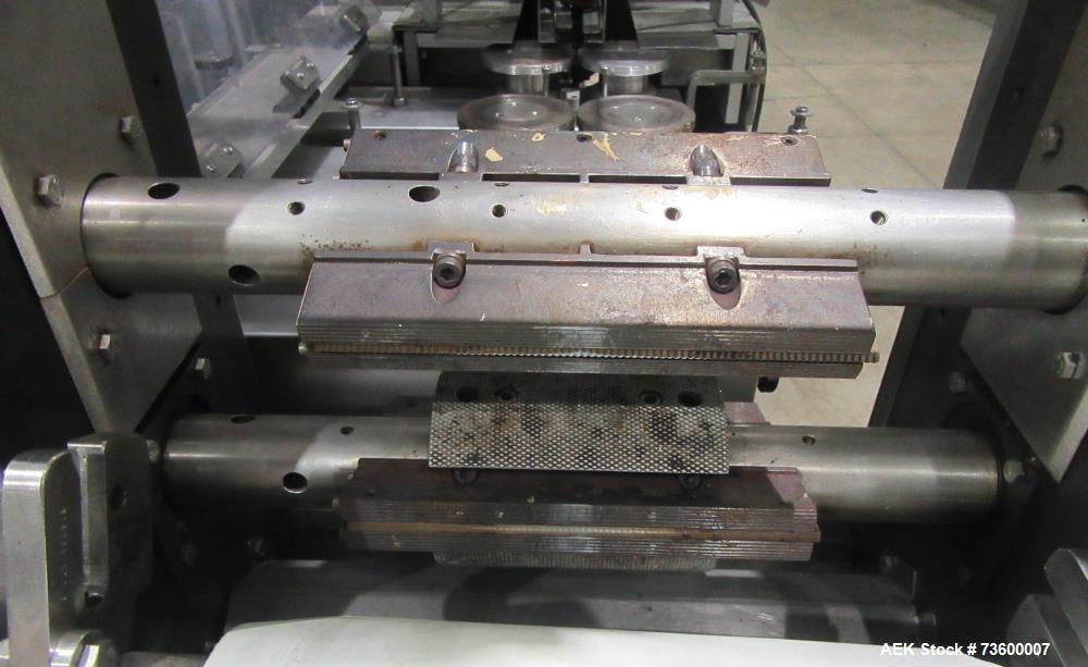 Bosch (Syntegon) Model Pack 201 Horizontal Wrapper with 2 Up Seal Jaws. 250 PPM