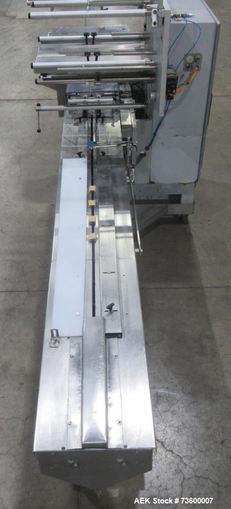 Bosch (Syntegon) Model Pack 201 Horizontal Wrapper with 2 Up Seal Jaws. 250 PPM