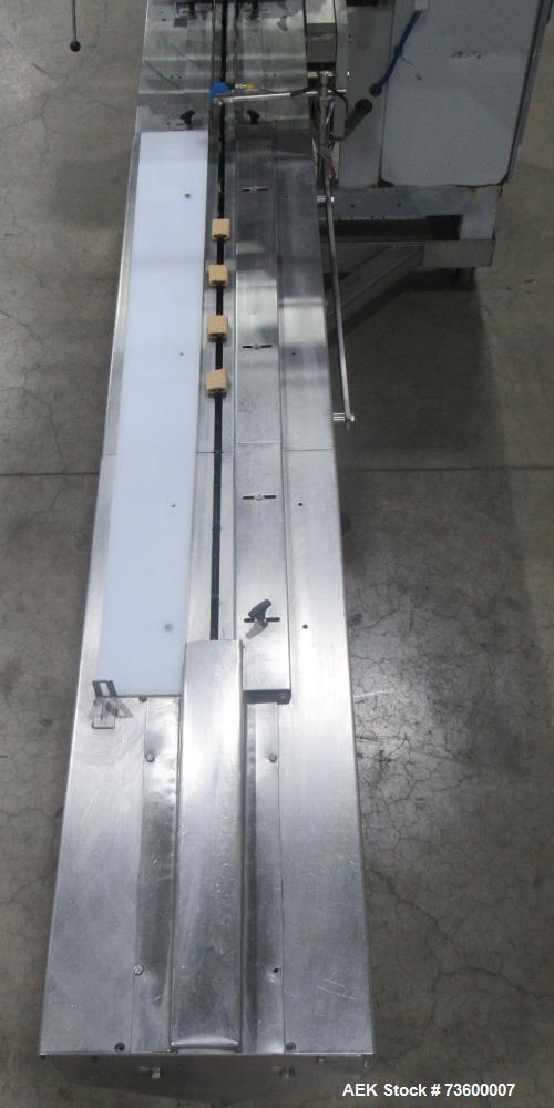 Bosch (Syntegon) Model Pack 201 Horizontal Wrapper with 2 Up Seal Jaws. 250 PPM