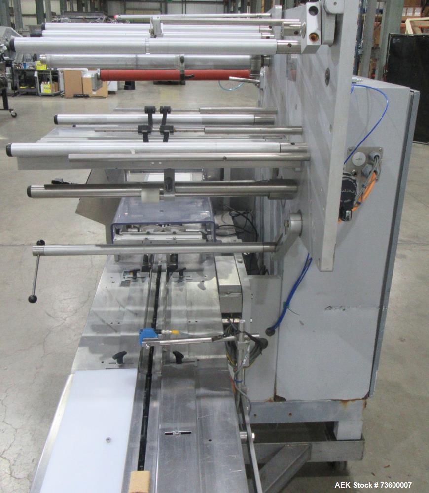 Bosch (Syntegon) Model Pack 201 Horizontal Wrapper with 2 Up Seal Jaws. 250 PPM