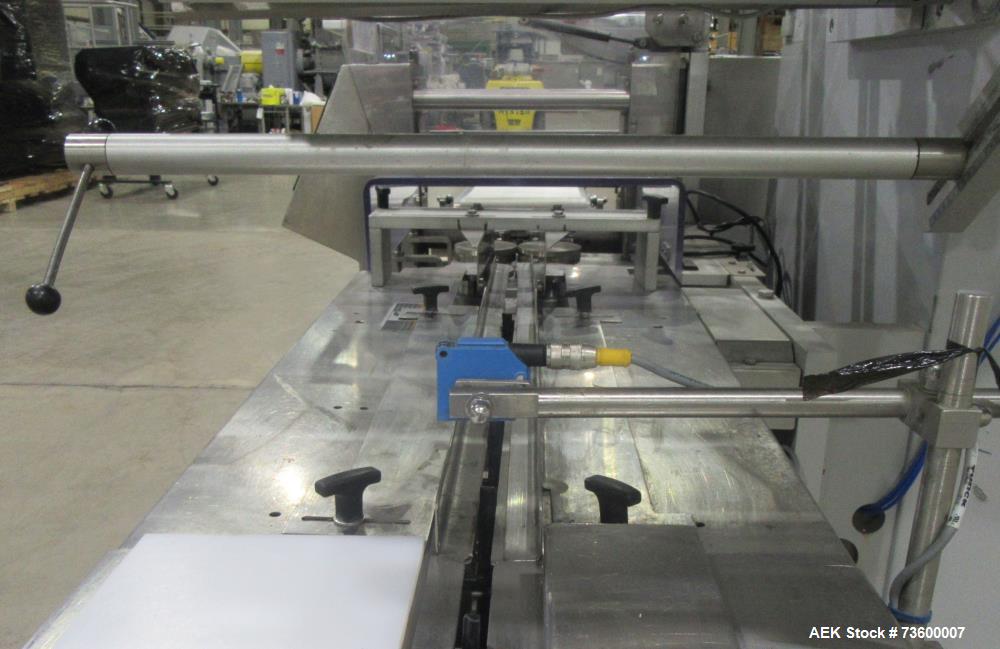 Bosch (Syntegon) Model Pack 201 Horizontal Wrapper with 2 Up Seal Jaws. 250 PPM