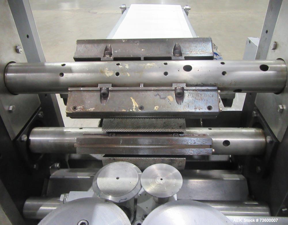 Bosch (Syntegon) Model Pack 201 Horizontal Wrapper with 2 Up Seal Jaws. 250 PPM