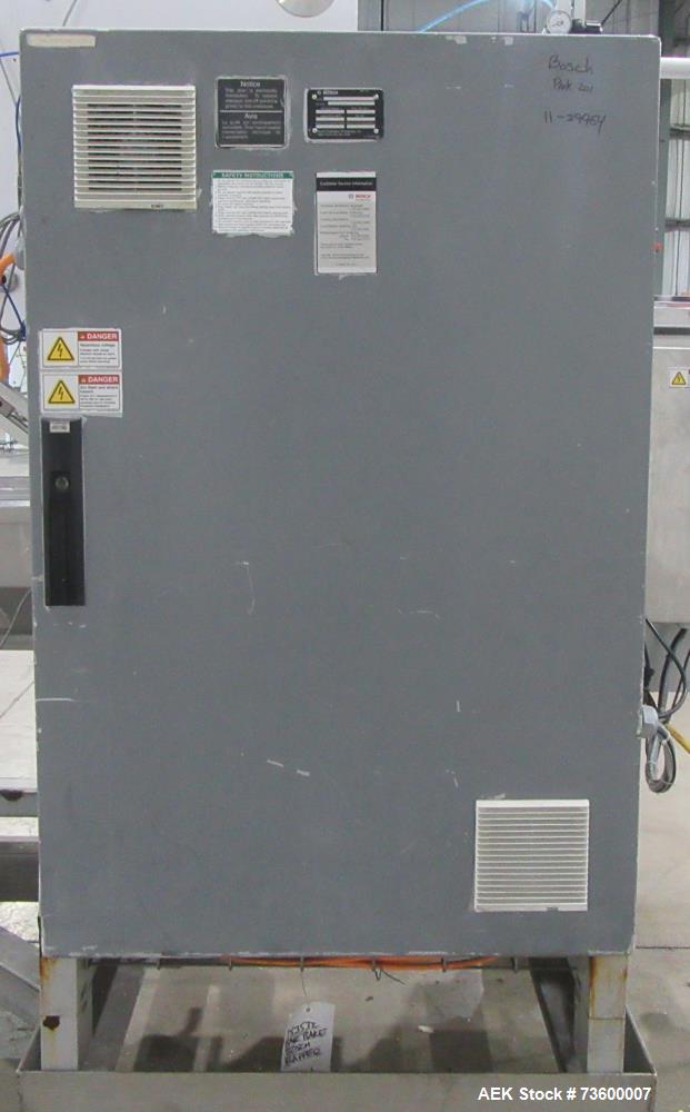 Bosch (Syntegon) Model Pack 201 Horizontal Wrapper with 2 Up Seal Jaws. 250 PPM