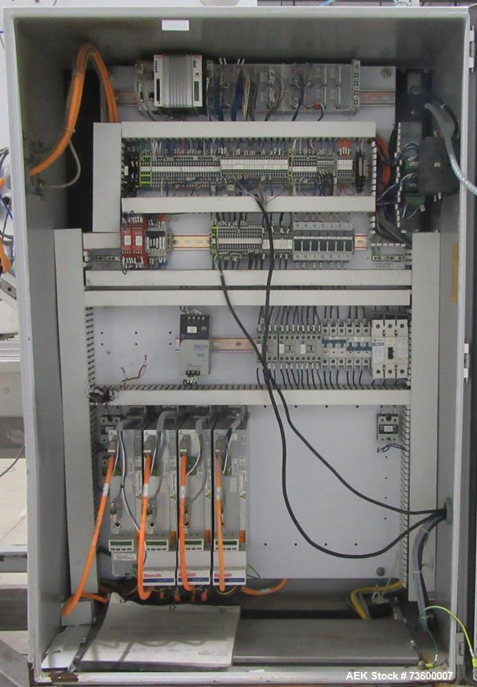 Bosch (Syntegon) Model Pack 201 Horizontal Wrapper with 2 Up Seal Jaws. 250 PPM