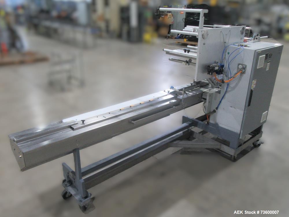 Bosch (Syntegon) Model Pack 201 Horizontal Wrapper with 2 Up Seal Jaws. 250 PPM