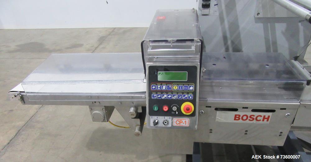 Bosch (Syntegon) Model Pack 201 Horizontal Wrapper with 2 Up Seal Jaws. 250 PPM