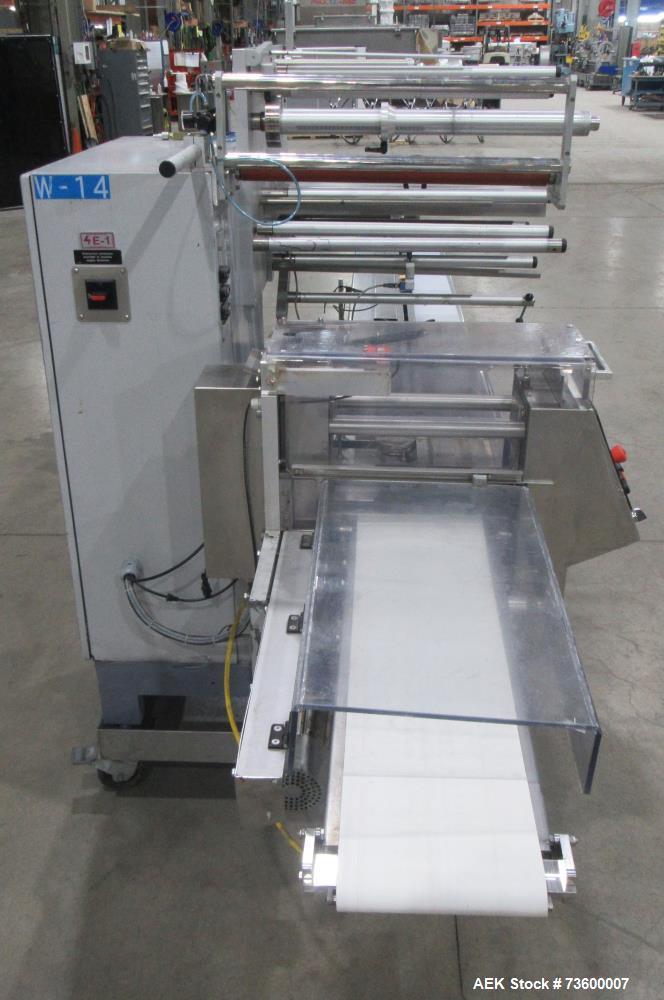 Bosch (Syntegon) Model Pack 201 Horizontal Wrapper with 2 Up Seal Jaws. 250 PPM