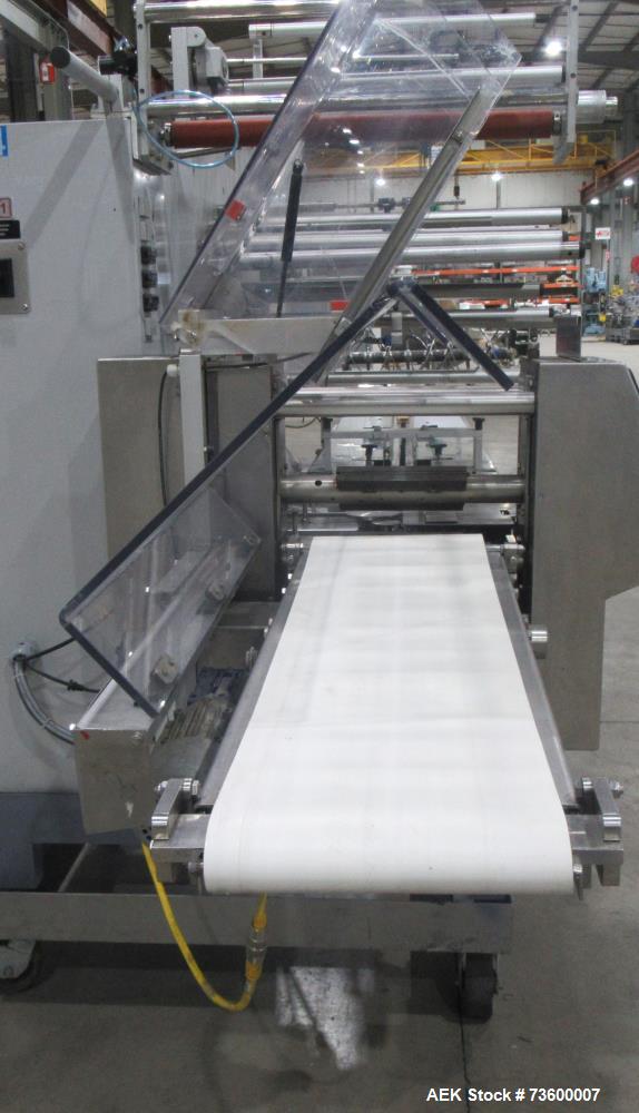 Bosch (Syntegon) Model Pack 201 Horizontal Wrapper with 2 Up Seal Jaws. 250 PPM