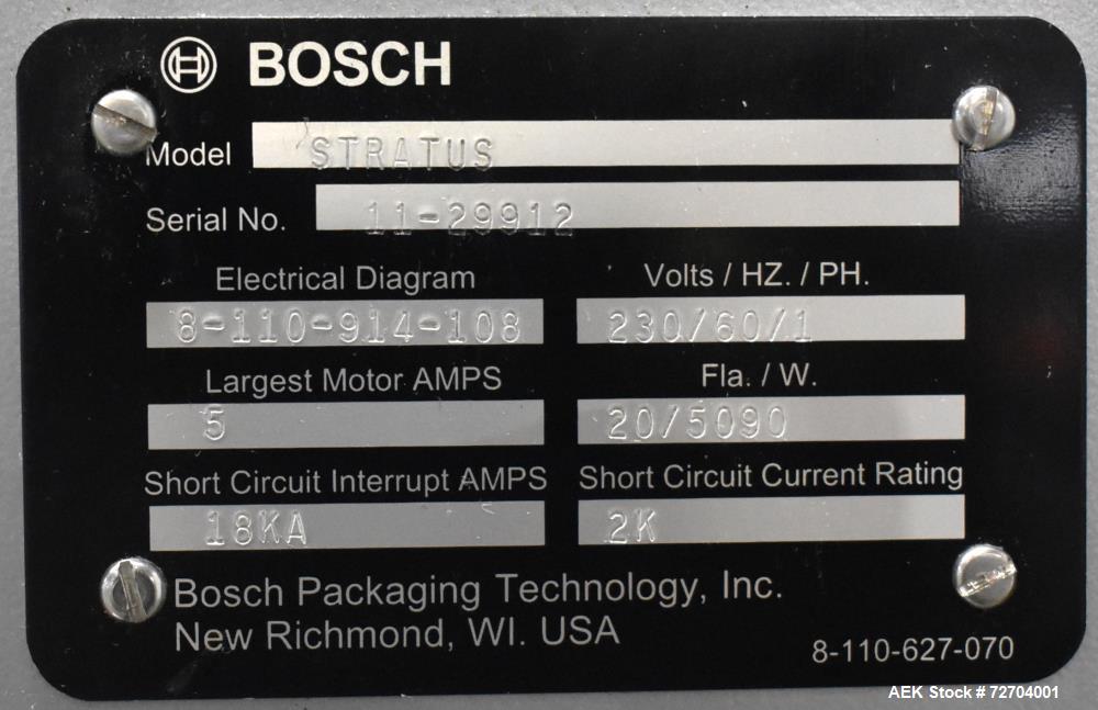 Doboy (Bosch) Compact Stratus Horizontal Flow Wrapper