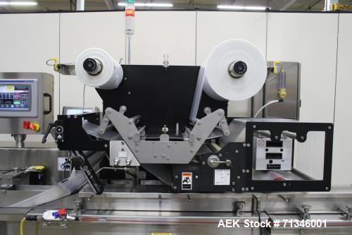 Used Cambell Revolution Horizontal Stainless Steel Washdown Wrapper. Designed for structured resistance sealed film. (Unused condition, New in 2014!) High speed unit with automatic servo belt infeed....
