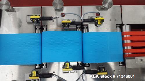 Used Cambell Revolution Horizontal Stainless Steel Washdown Wrapper. Designed for structured resistance sealed film. (Unused condition, New in 2014!) High speed unit with automatic servo belt infeed....