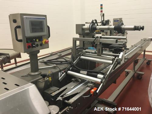 Used- Campbell Model Pioneer Horizontal Flow Wrapper. Capable of speeds up to 200 packages per minute. Currently set up with...