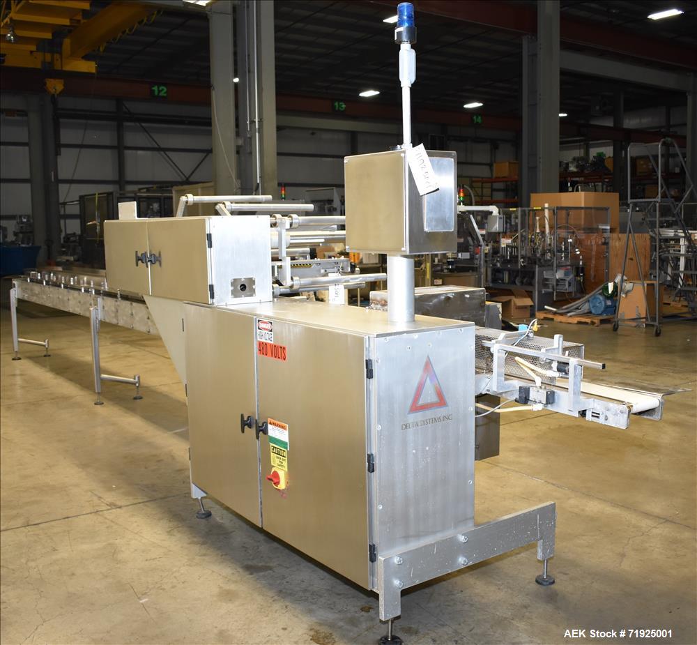 Used Delta Systems S/S Flo Wrapper with Koyo Direct Logic 205 PLC Controls