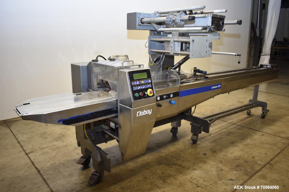 Used- Doboy Model Linium 301 Horizontal Flow Wrapper