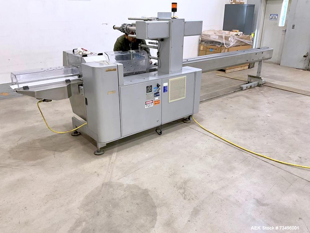 Used Doboy (Bosch/Syntegon) Linium 301 Horizontal Flow Wrapper | 100 PPM | Stainless Steel | 10' Infeed