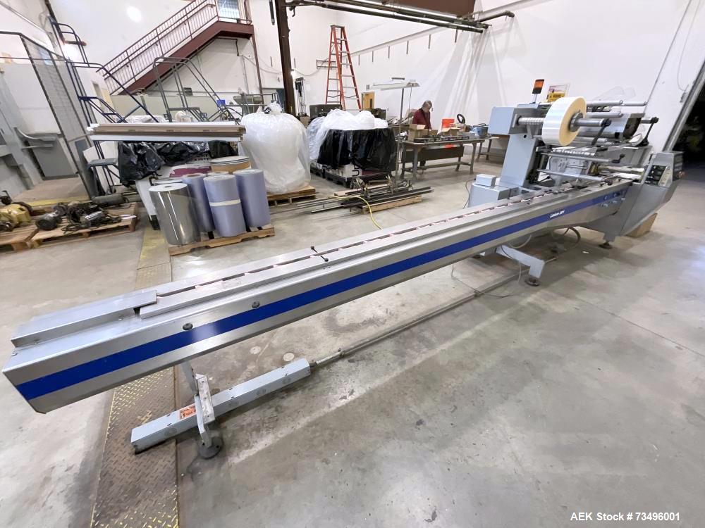 Used Doboy (Bosch/Syntegon) Linium 301 Horizontal Flow Wrapper | 100 PPM | Stainless Steel | 10' Infeed
