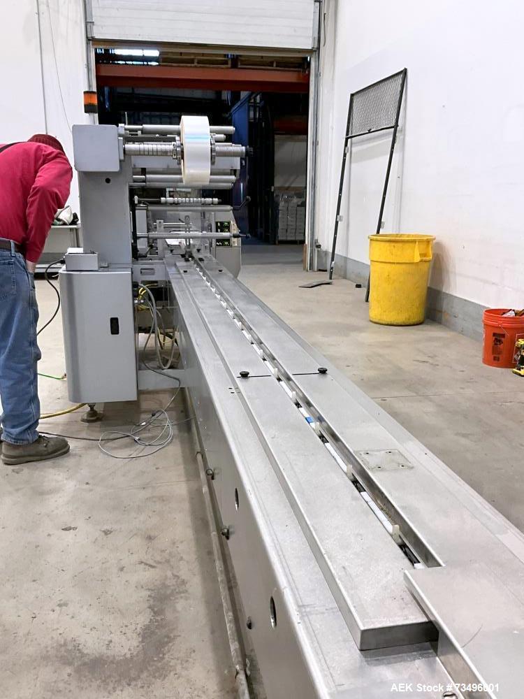 Used Doboy (Bosch/Syntegon) Linium 301 Horizontal Flow Wrapper | 100 PPM | Stainless Steel | 10' Infeed