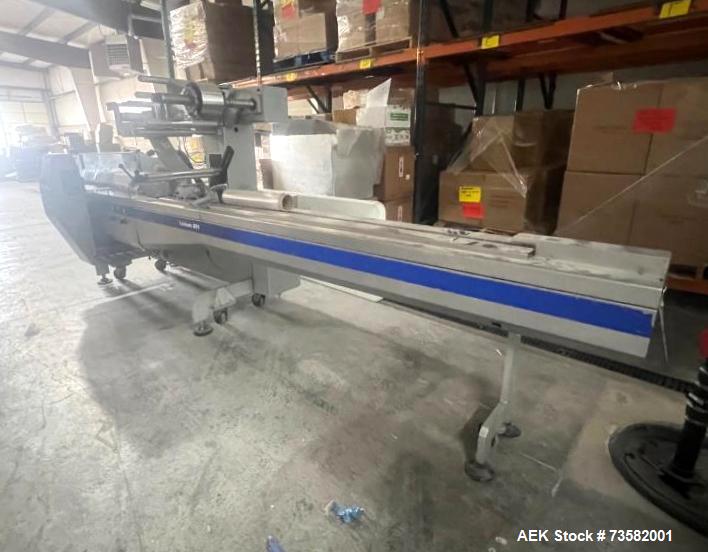 Used Doboy Linium 301 Horizontal Flow Wrapper | Up to 100 PPM | 8’ Lugged Infeed | 9” End Seal | Stainless Contact Parts