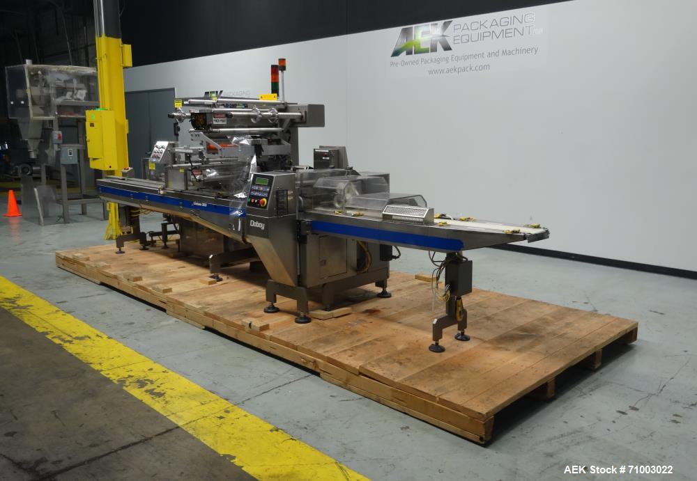 Used Bosch Doboy Linium 303 Long Dwell Horizontal Flow Wrapper