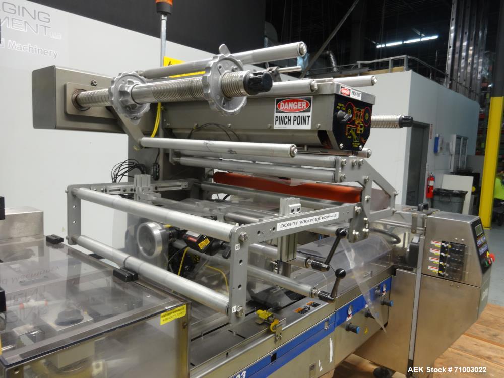 Used Bosch Doboy Linium 303 Long Dwell Horizontal Flow Wrapper