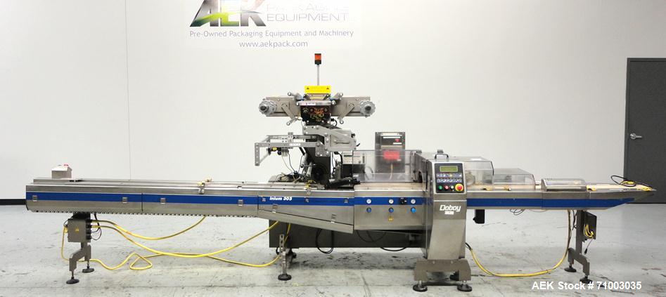 Used Bosch Doboy Linium 303 Long Dwell Horizontal Flow Wrapper