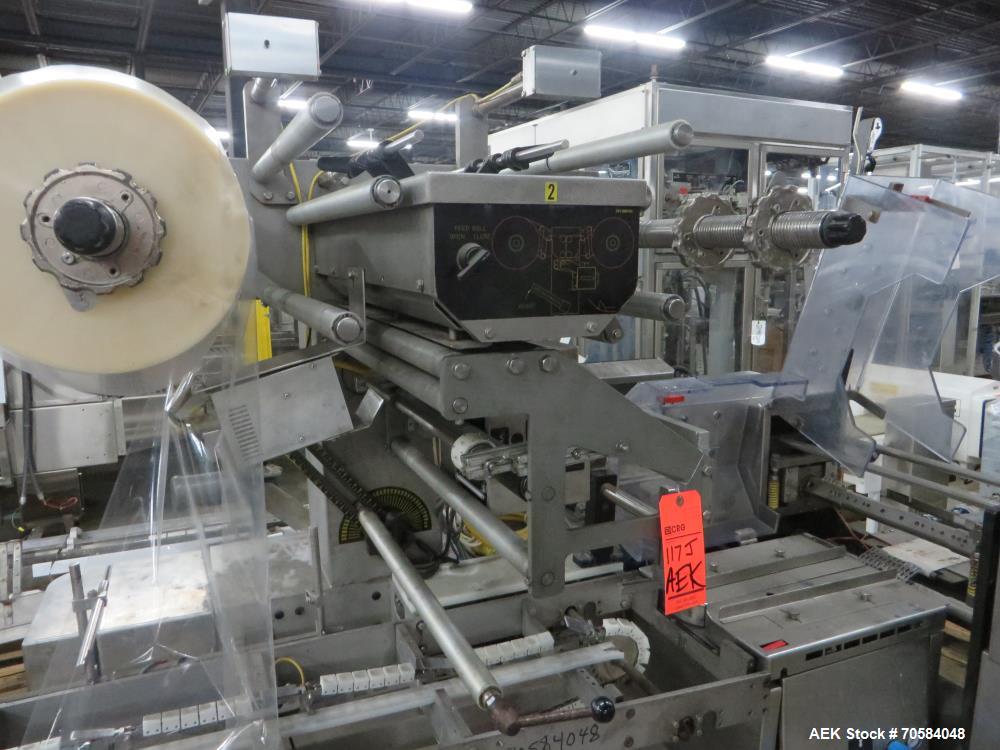 Used Bosch (Doboy) model Linium 301 horizontal wrapper - Parts machine. Serial #05-26030.