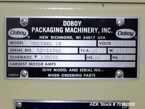 Used Doboy Model Mustang IV Horizontal Wrapper