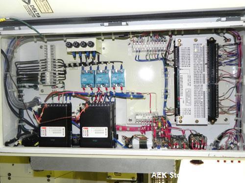 Used Doboy Mustang IV Horizontal Wrapper. Machine is capable of speeds up to 150 cpm. 1 up unit with film registration andArgus bar code scanner. Package size range: length up to 15", height up to 2-...
