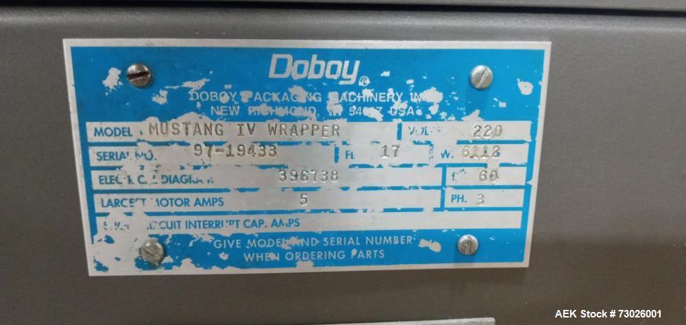 Doboy Mustang IV Horizontal Flow Wrapper