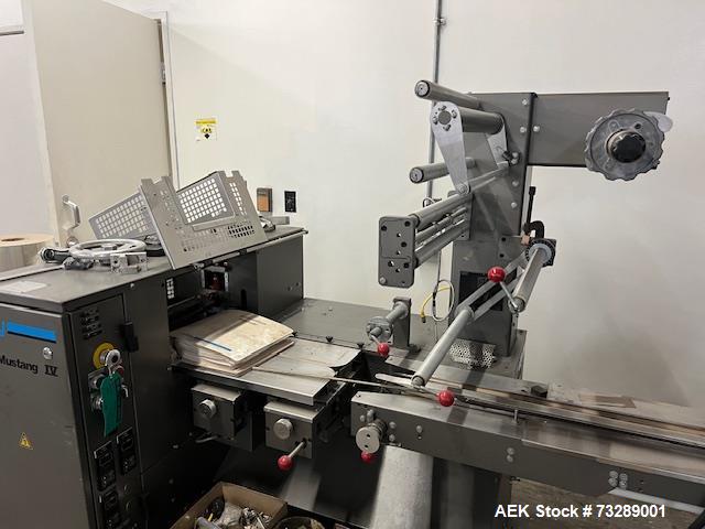 Doboy Mustang IV Flow Pack Machine – 1-Up Wrapper with Coder & Film Registration
