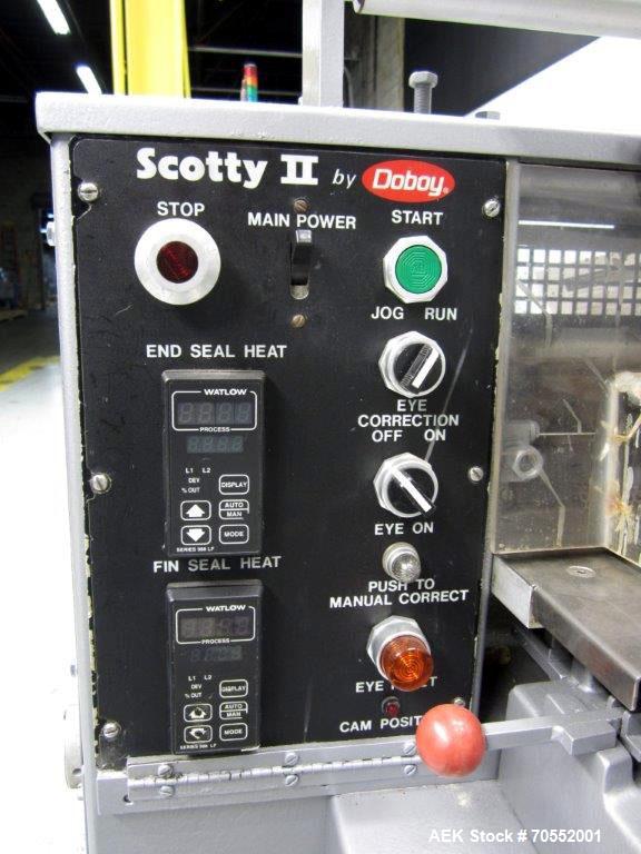 Used- Doboy Model Scotty II Horizontal Flow Wrapper