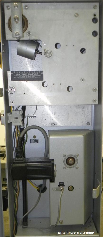Used Bosch Doboy Model Stratus Horizontal Wrapper. Machine is capable of speeds from 20 to 150 packages per minute. Single up crimper 7" wide . Has a package size range: (Length) 4" to 14-3/4" or 100...
