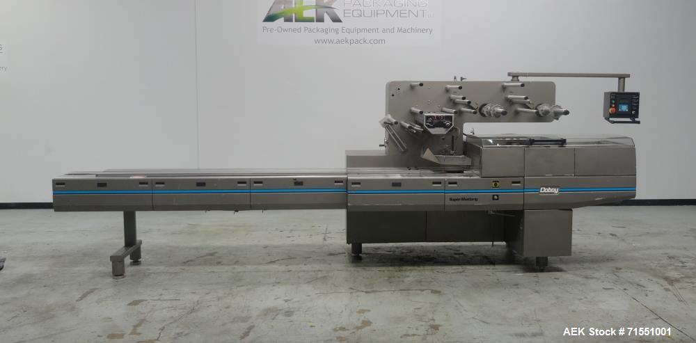 Used- Doboy Model Super Mustang B Frame Horizontal Flow Wrapper