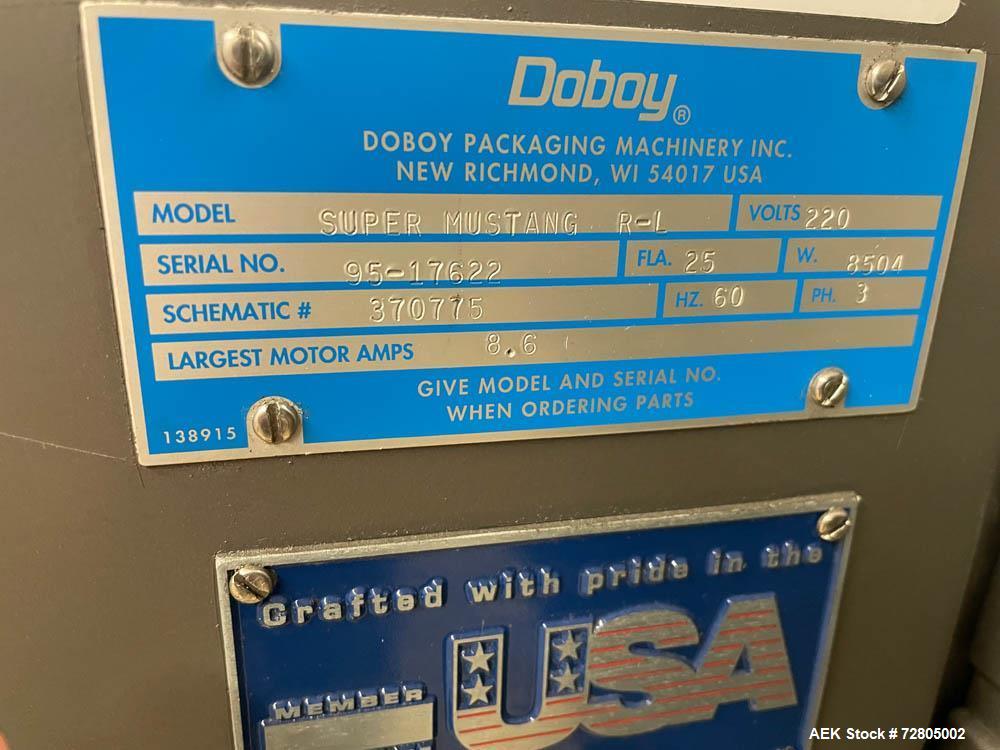 Used Doboy Super Mustang Flow Wrapper – 4-Axis Servo, 12’ Infeed, Right-to-Left