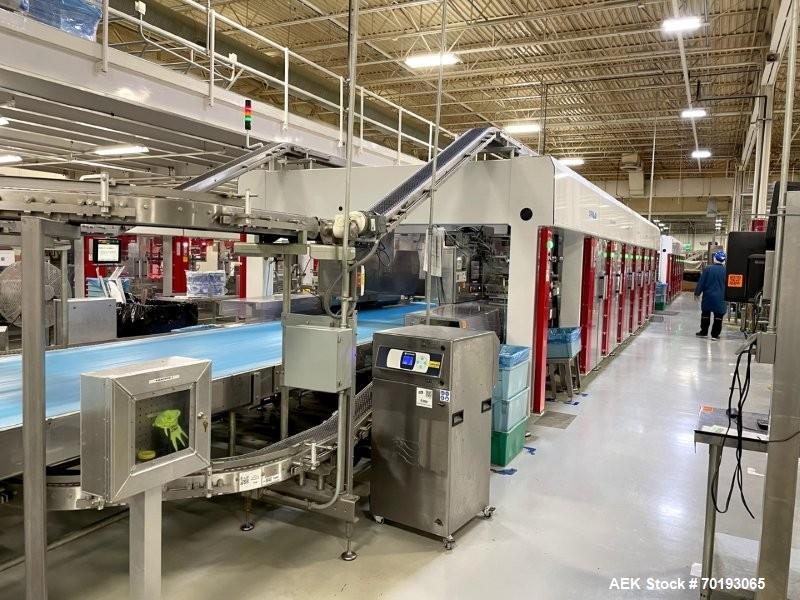 Fuji FW3400 Alpha VI Wrapping & Schubert TLM Robotic Cartoning Line – Bars, Cookies, Confectionery (Used)